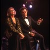 Actors Gwyda Donhowe & Julius LaRosa in a scene fr. the pre-Broadway production of the musical "A Broadway Musical."