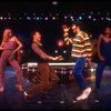 Actors (L-R) Maggie Gorrill, Ron Ferrell, Alan Weeks & Loretta Devine in a scene fr. the pre-Broadway production of the musical "A Broadway Musical."
