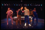 Actors (L-R) Maggie Gorrill, Ron Ferrell, Alan Weeks & Loretta Devine in a scene fr. the pre-Broadway production of the musical "A Broadway Musical."