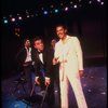Actors (L-R) Larry Riley, Julius LaRosa, Gwyda Donhowe & Larry Marshall in a scene fr. the pre-Broadway production of the musical "A Broadway Musical."