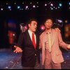 Actors (L-R) Julius LaRosa & Ron Ferrell in a scene fr. the pre-Broadway production of the musical "A Broadway Musical."