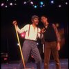 Actors (L-R) Larry Marshall & Ron Ferrell in a scene fr. the pre-Broadway production of the musical "A Broadway Musical."