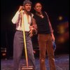 Actors (L-R) Larry Marshall & Ron Ferrell in a scene fr. the pre-Broadway production of the musical "A Broadway Musical."