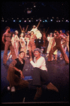 Actors (Front L-R) Ron Ferrell & Larry Marshall in a scene fr. the pre-Broadway production of the musical "A Broadway Musical."