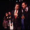 Actors (C-R) Julius LaRosa & Dom Guastaferro in a scene fr. the pre-Broadway production of the musical "A Broadway Musical."