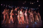 Actors (Front L-R) Don Guastaferro, Alan Weeks, Gwyda Donhowe, Helen Gallagher, Julius LaRosa, Ron Ferrell & Larry Riley in a scene fr. the pre-Broadway production of the musical "A Broadway Musical."