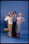 Actors (L-R) Patti Karr, Alan Weeks & Gwyda Donhowe in a rehearsal shot fr. the Broadway musical "A Broadway Musical."