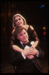 Actors Gwyda Donhowe & Warren Berlinger in a scene fr. the Broadway musical "A Broadway Musical."