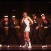 Actor Larry Marshall & ensemble in a scene fr. the Broadway musical "A Broadway Musical."