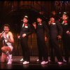 Actor Larry Marshall & ensemble in a scene fr. the Broadway musical "A Broadway Musical."