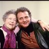 Actress/director Eva Le Gallienne & co-director John Strasberg in a rehearsal shot fr. The Broadway revival of "Alice in Wonderland."