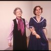 Actresses (L-R) Eva Le Gallienne & Kate Burton in a rehearsal shot fr. The Broadway revival of "Alice in Wonderland."