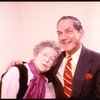 Actress Eva Le Gallienne & producer Anthony D. Marshall in a rehearsal shot fr. The Broadway revival of "Alice in Wonderland."