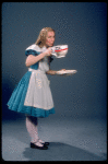 Actress Kate Burton in a publicity shot fr. the Broadway revival of "Alice in Wonderland."