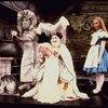 Actors (L-R) Richard Sterne, Edward Zang & Kate Burton in a scene fr. the Broadway revival of "Alice in Wonderland."