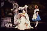 Actors (L-R) Richard Sterne, Edward Zang & Kate Burton in a scene fr. the Broadway revival of "Alice in Wonderland."