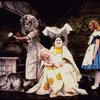 Actors (L-R) Richard Sterne, Edward Zang & Kate Burton in a scene fr. the Broadway revival of "Alice in Wonderland."