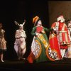 Actors (L-R) Kate Burton, Curt Dawson, Brian Reddy & Richard Woods in a scene fr. the Broadway revival of "Alice in Wonderland."