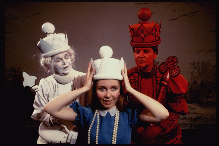 Actresses (L-R) Eva Le Gallienne, Kate Burton & Mary Louise Wilson in a ...