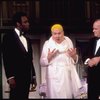 Actors (L-R) Cleavon Little, Michael Gorrin & Barnard Hughes in a scene fr. the Broadway play "All Over Town." (New York)