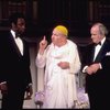 Actors (L-R) Cleavon Little, Michael Gorrin & Barnard Hughes in a scene fr. the Broadway play "All Over Town." (New York)