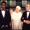 Actors (L-R) Cleavon Little, Michael Gorrin & Barnard Hughes in a scene fr. the Broadway play "All Over Town." (New York)