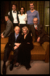 Actors (Top L-R) Garrett Brown, Polly Draper & Jay O. Sanders, (Middle L-R) Steven Culp & Tom Aldredge, (Bottom L-R) Jack Warden & Michael Learned in a scene fr. the Hartman Theatre's production of the Neil Simon play "Actors and Actresses."