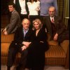 Actors (Top L-R) Garrett Brown, Polly Draper & Jay O. Sanders, (Middle L-R) Steven Culp & Tom Aldredge, (Bottom L-R) Jack Warden & Michael Learned in a scene fr. the Hartman Theatre's production of the Neil Simon play "Actors and Actresses."