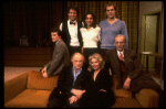 Actors (Top L-R) Garrett Brown, Polly Draper & Jay O. Sanders, (Middle L-R) Steven Culp & Tom Aldredge, (Bottom L-R) Jack Warden & Michael Learned in a scene fr. the Hartman Theatre's production of the Neil Simon play "Actors and Actresses."