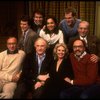 Actors (Top L-R) Steven Culp, Garrett Brown, Polly Draper, Jay Sanders & Tom Aldredge, (Bottom L-R) writer Neil Simon, Jack Warden, Michael Learned & dir. Glenn Jordan in a shot fr. the Hartman Theatre's production of the play "Actors and Actresses."