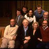 Actors (Top L-R) Steven Culp, Garrett Brown, Polly Draper, Jay Sanders & Tom Aldredge, (Bottom L-R) writer Neil Simon, Jack Warden, Michael Learned & dir. Glenn Jordan in a shot fr. the Hartman Theatre's production of the play "Actors and Actresses."