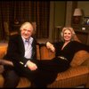 Actors Jack Warden & Michael Learned in a scene fr. the Hartman Theatre's production of the Neil Simon play "Actors and Actresses."