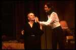 Actresses (L-R) Michael Learned & Polly Draper in a scene fr. the Hartman Theatre's production of the Neil Simon play "Actors and Actresses."