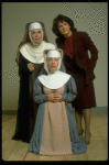 Actresses (L-R) Rosemary Murphy, Lily Knight & Valerie Harper in a publicity shot for a National tour of the Broadway play "Agnes of God." (New York)