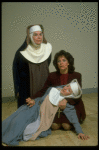 Actresses (L-R) Rosemary Murphy, Lily Knight & Valerie Harper in a publicity shot for a National tour of the Broadway play "Agnes of God." (New York)