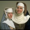 Actresses (L-R) Lily Knight & Rosemary Murphy in a publicity shot for a National tour of the Broadway play "Agnes of God." (New York)