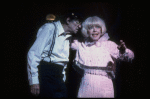 Actors Dorothy Loudon & Ronny Graham in a scene fr. the Broadway-bound musical "Annie 2: Miss Hannigan's Revenge." WASHINGTON