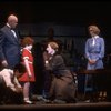 Actors (L-R) Harve Presnell, Danielle Findley, Marian Seldes & Lauren Mitchell in a scene fr. the Broadway-bound musical "Annie 2: Miss Hannigan's Revenge." WASHINGTON