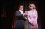 Actresses (L-R) Mary-Pat Green & Lauren Mitchell in a scene fr. the Broadway-bound musical "Annie 2: Miss Hannigan's Revenge." WASHINGTON