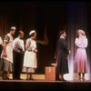 Actors Mary-Pat Green (3R), Lauren Mitchell (2R) & Terrence P. Currier (R) in a scene fr. the Broadway-bound musical "Annie 2: Miss Hannigan's Revenge." WASHINGTON