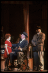 Actors (L-C) Danielle Findley & Raymond Thorne in a scene fr. the Broadway-bound musical "Annie 2: Miss Hannigan's Revenge." WASHINGTON