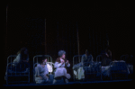 Actress Dorothy Loudon (C) in a scene fr. the Broadway-bound musical "Annie 2: Miss Hannigan's Revenge." WASHINGTON