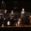 Actor Harve Presnell (R) in a scene fr. the Broadway-bound musical "Annie 2: Miss Hannigan's Revenge." WASHINGTON