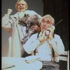 Actors Audra Lindley and James Whitmore in scene fr. the Off-Broadway play "About Time." (New York)