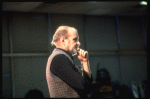 Director/choreographer Bob Fosse at a rehearsal for the Broadway musical "Big Deal" (New York)