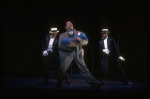 Actors (L-R) Wayne Cilento, Alan Weeks & Bruce Anthony Davis in a scene fr. the Broadway musical "Big Deal" (New York)