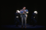 Actors (L-R) Wayne Cilento, Alan Weeks & Bruce Anthony Davis in a scene fr. the Broadway musical "Big Deal" (New York)