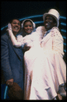 Actors (L-R) Larry Marshall, Desiree Coleman & Mel Johnson, Jr. in a scene fr. the Broadway musical "Big Deal" (New York)