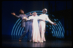 Actors (L-R) Larry Marshall, Desiree Coleman & Mel Johnson, Jr. in a scene fr. the Broadway musical "Big Deal" (New York)