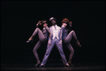 Actors (L-R) Valarie Pettiford, Gary Chapman & Babara Yeager in a scene fr. the Broadway musical "Big Deal" (New York)